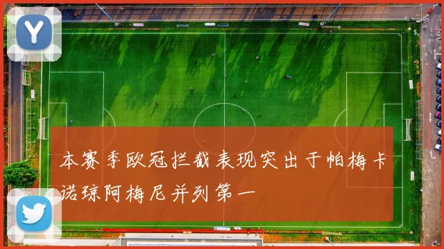 本赛季欧冠拦截表现突出于帕梅卡诺琼阿梅尼并列第一